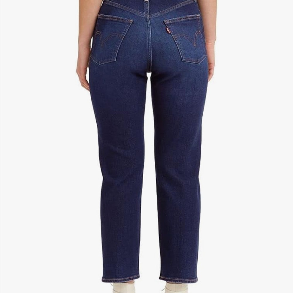 Levi's Ribcage Straight Ankle Distressed Jeans - Picture 2 of 15